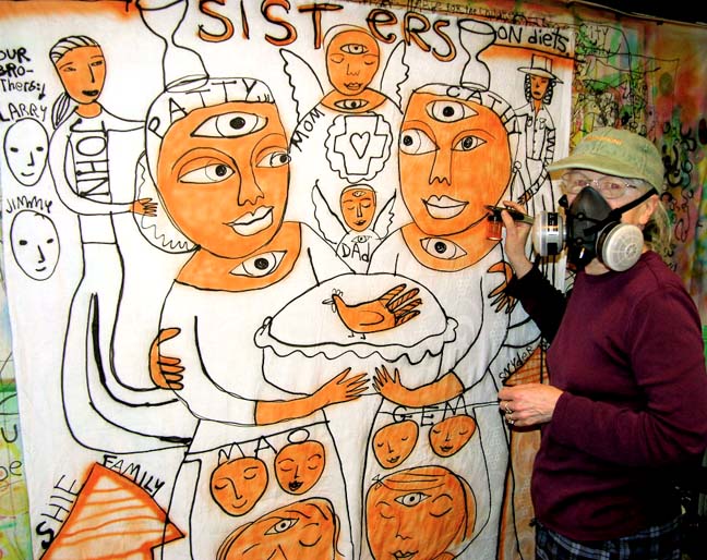 Start of Sisters.Susan Shie 2006.